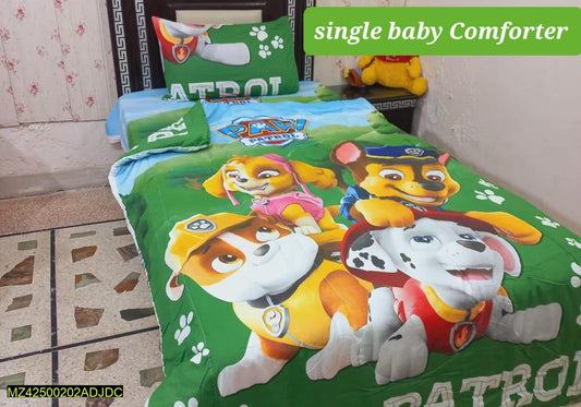 3 Pcs Single Bed Comforter Set