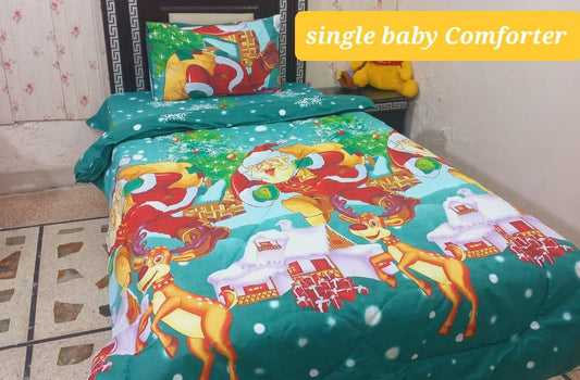 3 Pcs Single Bed Comforter Set