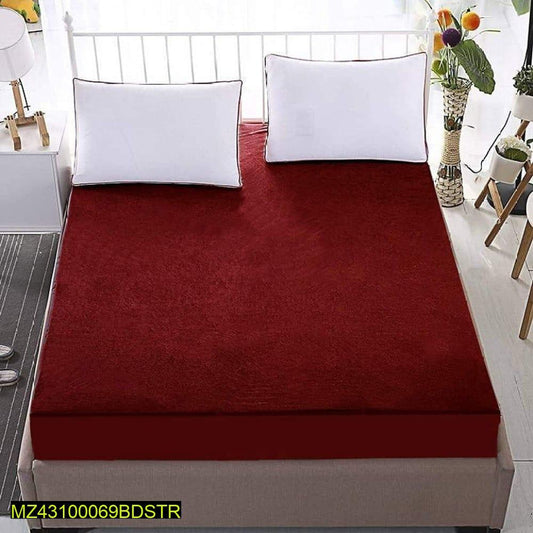 Double Bed Terry Cotton Printed Mattress Cover