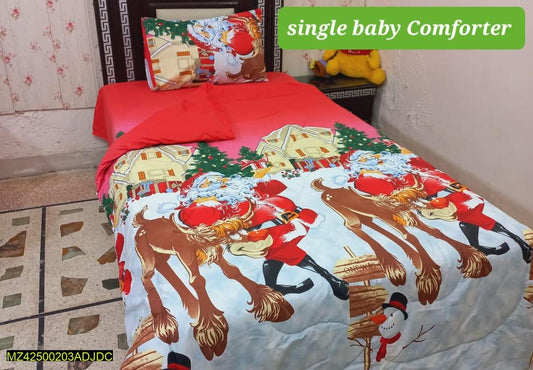 3 Pcs Single Bed Comforter Set