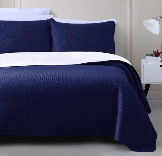 3 Pcs Micro Quilted Comforter Set