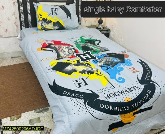 3 Pcs Single Bed Comforter Set