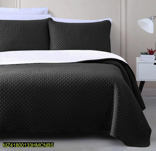 3 Pcs Micro Quilted Comforter Set